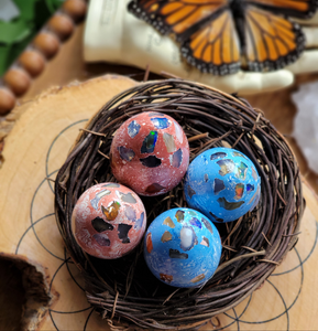 Genuine Mexican Fire Opal Gemstone Eggs