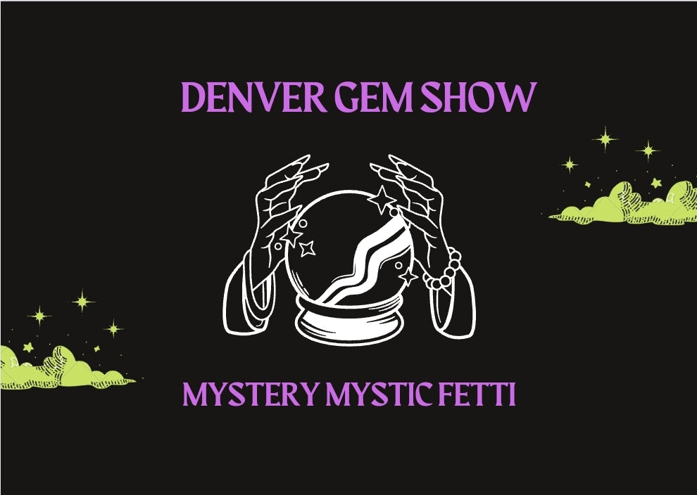Denver Gem Show Mystery Mystic Fetti Gemstone Crystal Mix