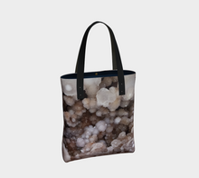 Load image into Gallery viewer, Pink Amethyst Crystal Print Tote Bag
