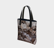 Load image into Gallery viewer, Pink Amethyst Crystal Print Tote Bag
